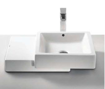 ΝΙΠΤΗΡΑΣ COM  60x45cm ΟΡΘΟΓΩΝΙΟΣ ΛΕΥΚΟΣ ΕΛΕΥΘΕΡΗΣ ΤΟΠΟΘΕΤΗΣΗΣ ROCA