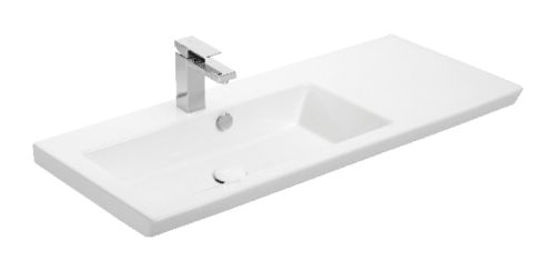 ΝΙΠΤΗΡΑΣ ΕΠΙΠΛΟΥ LUXUS 100x44cm ΟΡΘΟΓΩΝΙΟΣ ΛΕΥΚΟΣ DROP