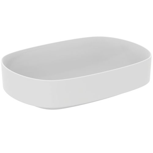 ΝΙΠΤΗΡΑΣ ΠΟΡΣΕΛΑΝΗΣ ΟΒΑΛ LINDA-Χ 55x38cm ΕΛΕΥΘΕΡΗΣ ΤΟΠΟΘΕΤΗΣΗΣ ΛΕΥΚΟΣ ΜΑΤ IDEAL