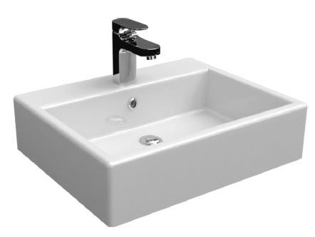 ΝΙΠΤΗΡΑΣ STRADA 50x42cm ΟΡΘΟΓΩΝΙΟΣ ΜΕ ΟΠΗ ΚΑΙ ΥΠΕΡΧΕΙΛΙΣΗ ΛΕΥΚΟΣ ΤΟΙΧΟΥ IDEAL