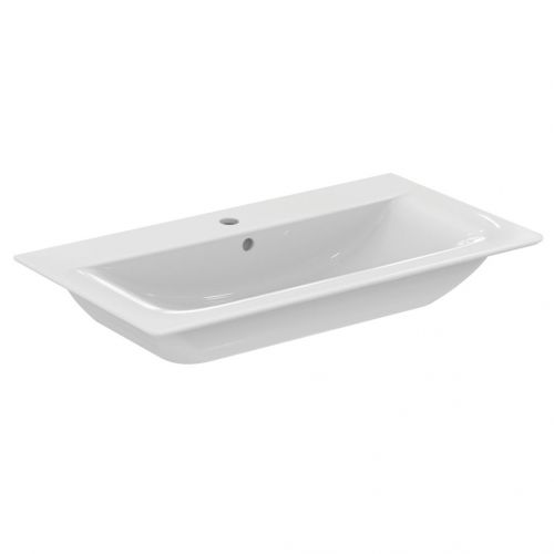 VANITY BASIN CONNECT AIR 84x46cm WHITE IDEAL