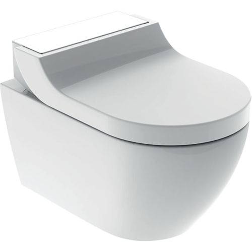 AQUACLEAN TUMA COMFORT RIMLESS WALL-HUNG WC COMPLETE SOLUTION WITH SOFT CLOSE LID GEBERIT