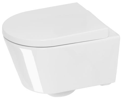 ΣΕΤ ΛΕΚΑΝΗ ΚΡΕΜΑΣΤΗ URBAN 48 ΜΕ ΚΑΠΑΚΙ SOFT CLOSE ΛΕΥΚΗ SANINDUSA