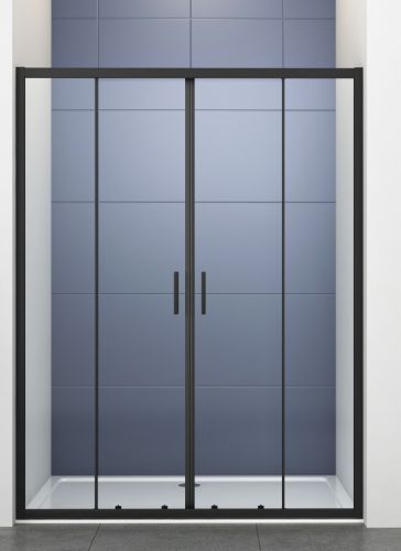 ΚΑΜΠΙΝΑ ΙΣΙΑ FF514 155-160x195cm ΣΥΡΟΜΕΝΗ ΔΙΑΦΑΝΟ ΚΡΥΣΤΑΛΛΟ ΜΑΥΡΗ ΜΑΤ PICCADILLY