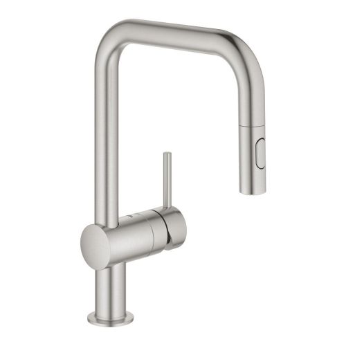 ΜΠΑΤΑΡΙΑ ΝΕΡΟΧΥΤΗ MINTA ΜΕ ΝΤΟΥΖ 32322DC2 SUPERSTEEL PVD GROHE