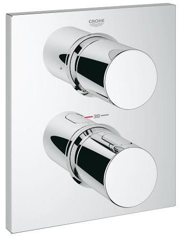 GROHTHERM F THERMOSTATIC TRIM WITH INTEGRATED 2-WAY DIVERTER 27618000 CHROME GROHE