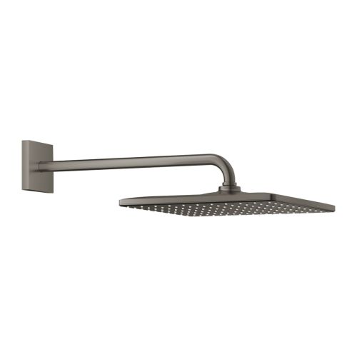 ΚΕΦΑΛΗ ΚΑΙ ΒΡΑΧΙΟΝΑΣ ΤΟΙΧΟΥ 31x31cm RAINSHOWER 26564AL0 BRUSHED HARD GRAPHITE GROHE 