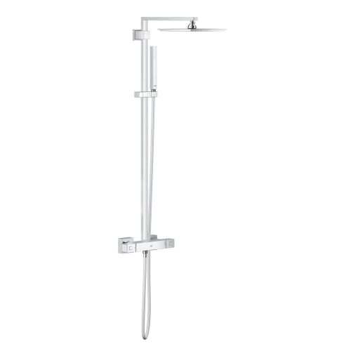 EUPHORIA CUBE SYSTEM 230 SHOWER SYSTEM WITH THERMOSTATIC MIXER 26087000 CHROME GROHE