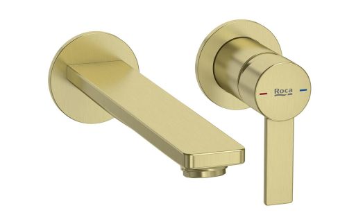 ΜΠΑΤΑΡΙΑ ΝΙΠΤΗΡΟΣ ΕΝΤΟΙΧΙΖΟΜΕΝΗ TARGA BRUSHED BRASS PVD ROCA