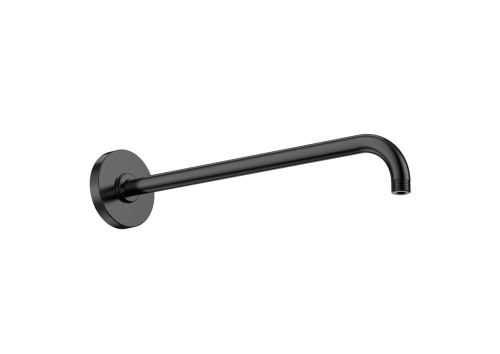 STRAIGHT WALL ARM FOR SHOWER HEAD 40cm BRUSHED BLACK PVD ROCA
