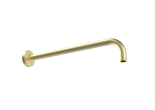 ΒΡΑΧΙΟΝΑΣ ΤΟΙΧΟΥ ΣΤΡΟΓΓΥΛΟΣ 40cm BRUSHED BRASS PVD ROCA