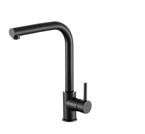 KITCHEN MIXER TAP ΜΧ ΙΙ HIGH RISE WITH SPOUT BLACK MATTE PICCADILLY