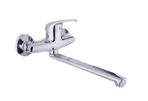 WALL MOUNTED KITCHEN MIXER TAP ALICE CHROME PICCADILLY