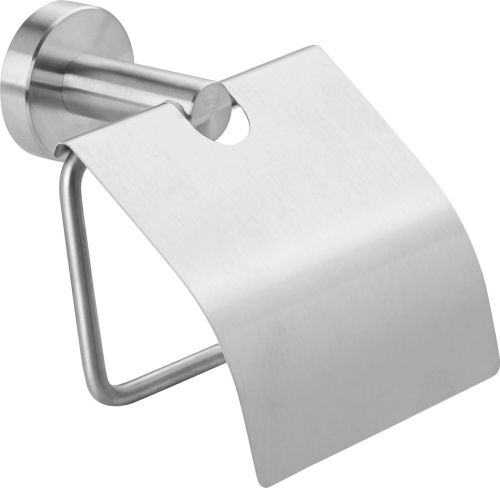 ΧΑΡΤΟΘΗΚΗ ΜΠΑΝΙΟΥ ΜΕ ΚΑΠΑΚΙ INOX 304 5030-11 INOX ΜΑΤ BRONZE