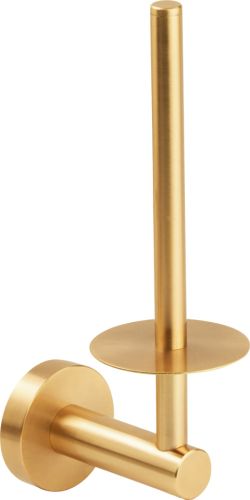 TOILET ROLL HOLDER WALL MOUNTED INOX 304 BRUSHED GOLD