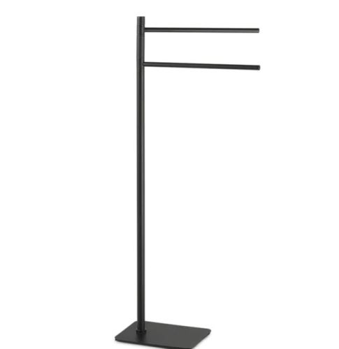 TOWEL STAND DOUBLE ARTU 3114  BLACK MAT GEDY