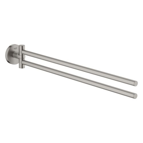 ΠΕΤΣΕΤΟΘΗΚΗ ΠΕΡΙΣΤΡΟΦΙΚΗ ΔΙΠΛΗ ESSENTIALS SUPERSTEEL GROHE