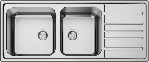 ΝΕΡΟΧΥΤΗΣ ΑΝΟΞΕΙΔΩΤΟΣ 120x50cm MACART IRIS D-200 ΛΕΙΟΣ