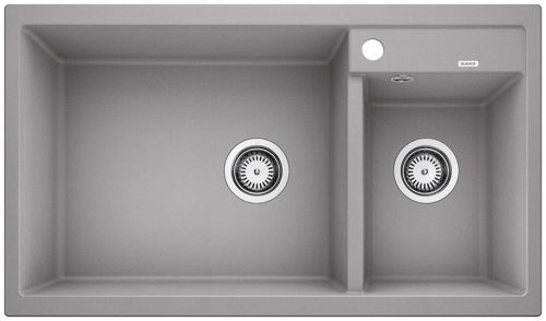 ΝΕΡΟΧΥΤΗ ΓΡΑΝΙΤΗ METRA9 ALU METALLIC 86x50cm BLANCO