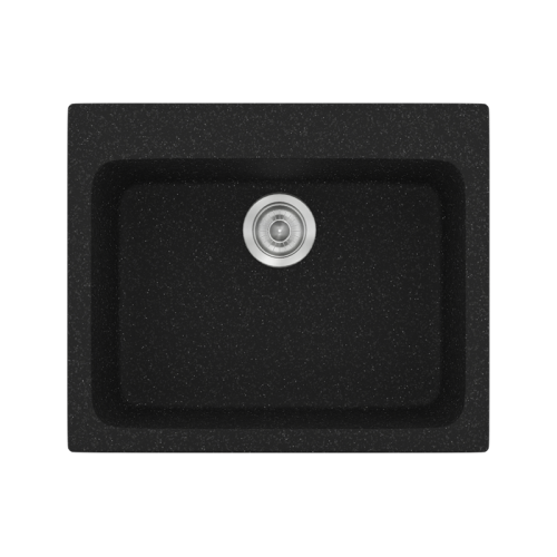 ΝΕΡΟΧΥΤΗΣ ΣΥΝΘΕΤΙΚΟΣ 60x50cm 331 CLASSIC GRANITE BLACK SANITEC 