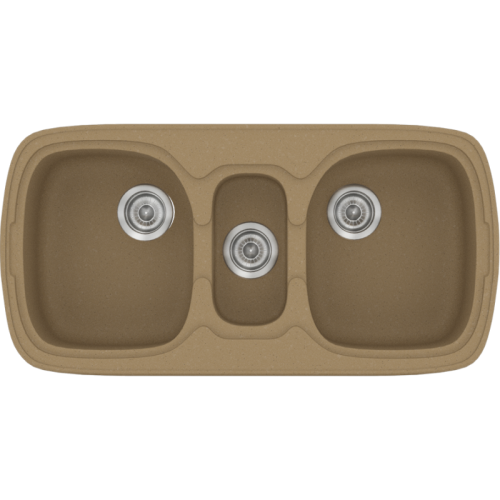 ΝΕΡΟΧΥΤΗΣ ΣΥΝΘΕΤΙΚΟΣ 96x51cm CLASSIC 303 METALLIC COFFEE SANITEC 