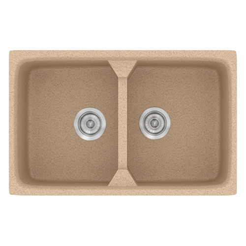 ΝΕΡΟΧΥΤΗΣ ΣΥΝΘΕΤΙΚΟΣ 78x51cm CLASSIC 318 GRANITE BEIGE SANITEC 