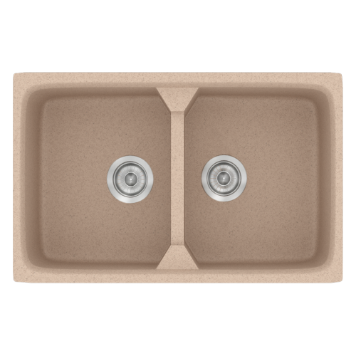 ΝΕΡΟΧΥΤΗΣ ΣΥΝΘΕΤΙΚΟΣ 78x51cm CLASSIC 318 GRANITE SAND SANITEC