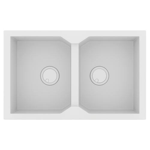 ΝΕΡΟΧΥΤΗΣ ΓΡΑΝΙΤΗ 79x50cm ULTRA GRANITE 806 2B BIANCO SANITEC