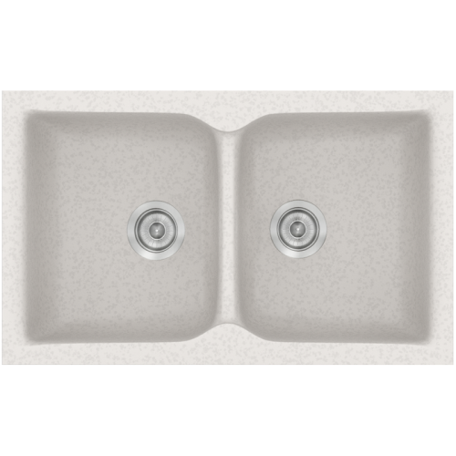 ΝΕΡΟΧΥΤΗΣ ΣΥΝΘΕΤΙΚΟΣ 81x50cm CLASSIC 322 METALLIC ICE SANITEC