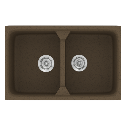 ΝΕΡΟΧΥΤΗΣ ΣΥΝΘΕΤΙΚΟΣ 78x51cm CLASSIC 318 GRANITE RUST SANITEC