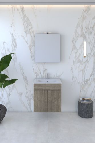 ΒΑΣΗ ΕΠΙΠΛΟΥ ΜΠΑΝΙΟΥ 60cm ΑΛ ΚΑΡΛΑ ΚΡΕΜΑΣΤΗ ΧΡΩΜΑ 323