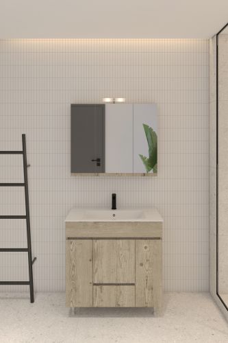 ΒΑΣΗ ΕΠΙΠΛΟΥ ΜΠΑΝΙΟΥ ΑΛ ΣΕΛΒΑ 90cm ΧΡΩΜΑ 910