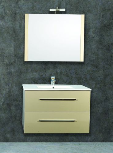 ΒΑΣΗ ΕΠΙΠΛΟΥ ΜΠΑΝΙΟΥ ΑΛ ΙΒΟΝΗ 90cm ΚΡΕΜΑΣΤΗ ΧΡΩΜΑ GLOSS S090