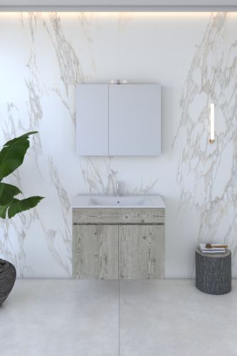 ΒΑΣΗ ΕΠΙΠΛΟΥ ΑΛ ΚΑΡΛΑ 80cm ΚΡΕΜΑΣΤΗ ΧΡΩΜΑ 910