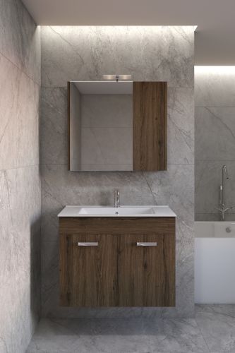 ΒΑΣΗ ΕΠΙΠΛΟΥ ΜΠΑΝΙΟΥ 100cm ΑΛ ΛΙΝΤΟ ΚΡΕΜΑΣΤΗ ΧΡΩΜΑ ΓΚΡΙ-ΜΠΕΖ 389