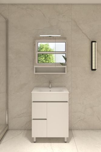 ΒΑΣΗ ΕΠΙΠΛΟΥ ΜΠΑΝΙΟΥ ΑΛ ΣΚΥΡΟΣ 60 ΧΡΩΜΑ ΛΕΥΚΟ