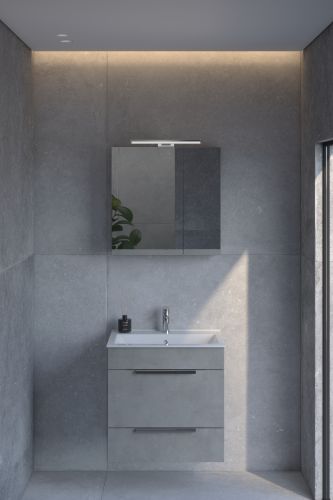 ΚΑΘΡΕΠΤΗΣ ΜΠΑΝΙΟΥ ΑΛ ΗΡΩ 60cm ΜΕ ΑΠΛΙΚΑ ΧΡΩΜΑ 523