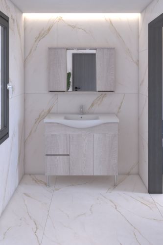 ΚΑΘΡΕΠΤΗΣ ΜΠΑΝΙΟΥ 100cm ΑΛ ΟΡΙΑΝΑ ΜΕ ΣΠΟΤ ΧΡΩΜΑ 398