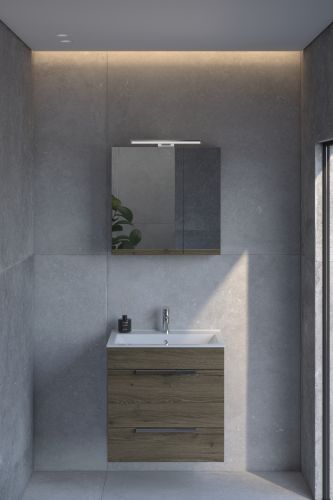 ΚΑΘΡΕΠΤΗΣ ΜΠΑΝΙΟΥ ΑΛ ΗΡΩ 60cm ΜΕ ΑΠΛΙΚΑ ΧΡΩΜΑ 389