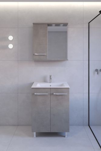 ΚΑΘΡΕΠΤΗΣ ΜΠΑΝΙΟΥ ΑΛ ΔΙΟΝΙ 60cm ΧΡΩΜΑ 523 ΑΡΙΣΤΕΡΟΣ ΜΕ ΣΠΟΤ