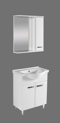 ΚΑΘΡΕΠΤΗΣ ΜΠΑΝΙΟΥ ΜΑ ΟΛΥΜΠΙΑ 65cm ΛΕΥΚΟΣ ΔΕΞ. LED