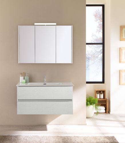 ΚΑΘΡΕΠΤΗΣ ΜΠΑΝΙΟΥ 100cm ΚΟΡΑ ΜΕ ΑΠΛΙΚΑ ΧΡΩΜΑ ΛΕΥΚΟ ΣΤΑΧΤΙ