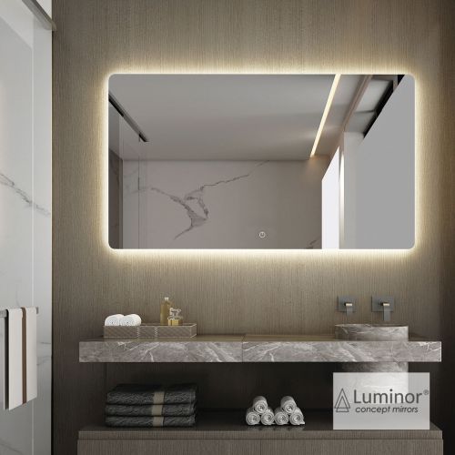 ΚΑΘΡΕΠΤΗΣ JOY 60x80cm ΟΡΘΟΓΩΝΙΟΣ ΜΕ ΦΩΤΙΣΜΟ LED LUMINOR