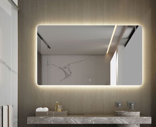 ΚΑΘΡΕΠΤΗΣ JOY 70x100cm ΟΡΘΟΓΩΝΙΟΣ ΜΕ ΦΩΤΙΣΜΟ LED LUMINOR