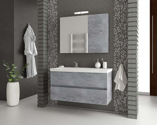 ΚΡΕΜΑΣΤΗ ΒΑΣΗ ΕΠΙΠΛΟΥ ΜΠΑΝΙΟΥ LUXUS 100 GRANITE DROP