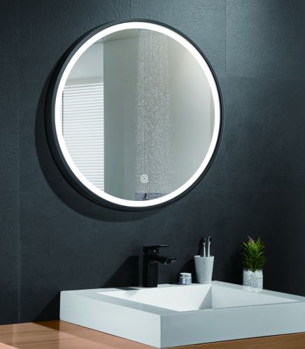 ΚΑΘΡΕΠΤΗΣ ΜΠΡΟΝΖΕ 60Ν7 60cm ΜΕ LED ΣΤΡΟΓΓΥΛΟΣ