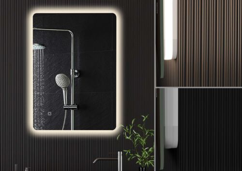 ΚΑΘΡΕΠΤΗΣ ΜΠΑΝΙΟΥ 60R7 60x80cm LED ΜΠΡΟΝΖΕ