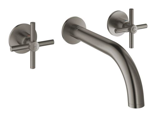 ATRIO BASIN MIXER WALL MOUNTED M-SIZE 20661AL0 BRUSHED HARD GRAPHITE  GROHE