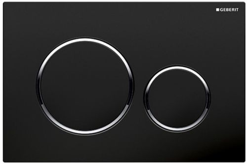 ΠΛΑΚΕΤΑ GEBERIT SIGMA 20 115.882.KM.1 ΜΑΥΡΟ - ΧΡΩΜΕ