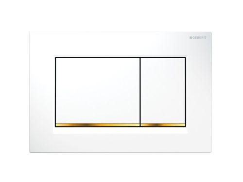 ΠΛΑΚΕΤΑ GEBERIT SIGMA 30 DUAL FLUSH 115.883.KK.1 ΛΕΥΚΟ ΓΥΑΛΙΣΤΕΡΟ